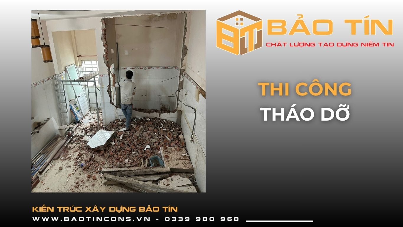Công tác tháo dỡ