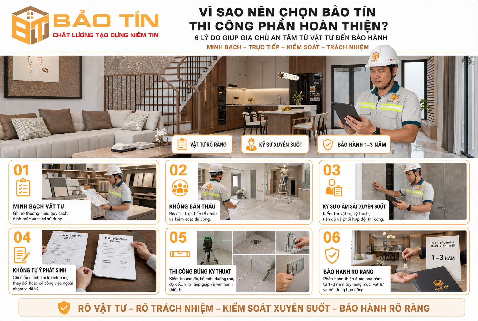 Những lý do mà khách hàng nên chọn Bảo Tín