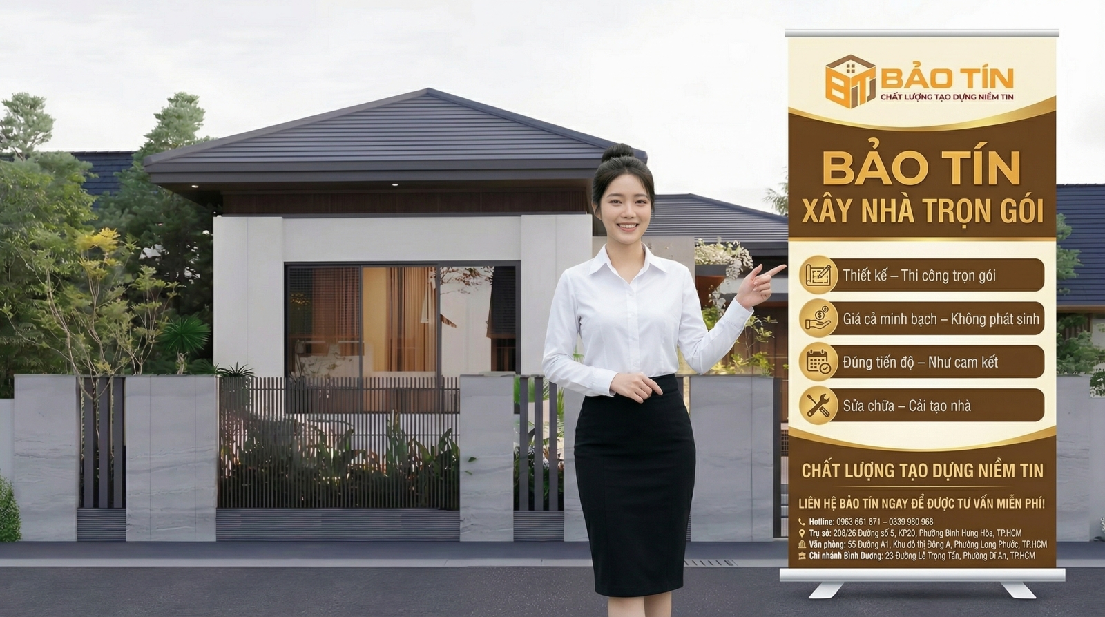 Bảo Tín xây nhà trọn gói