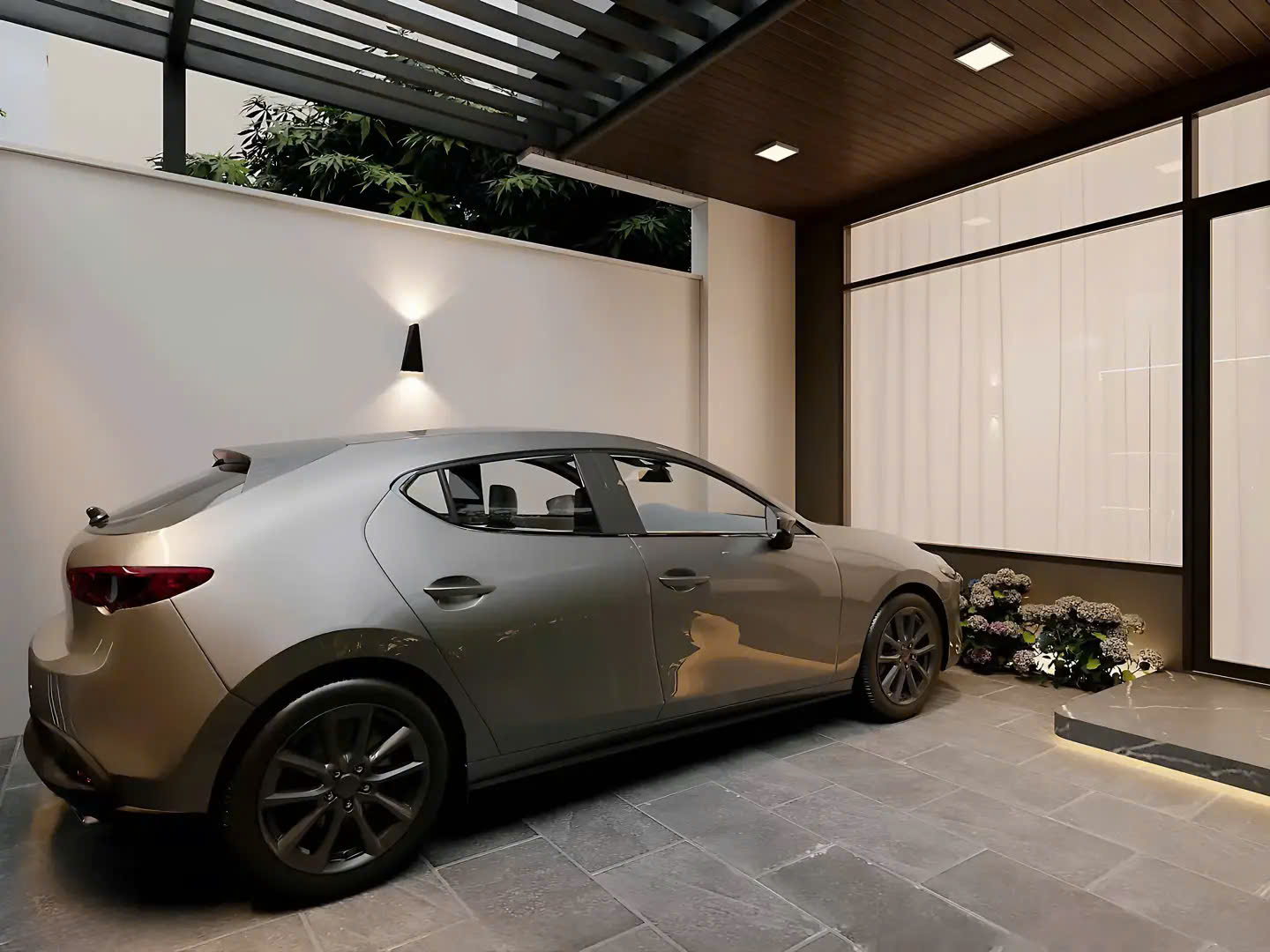 Sân trước để ô tô