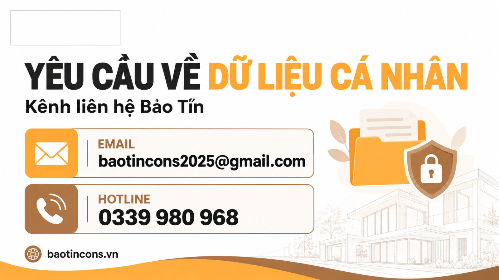 Hướng dẫn gửi yêu cầu về dữ liệu cá nhân