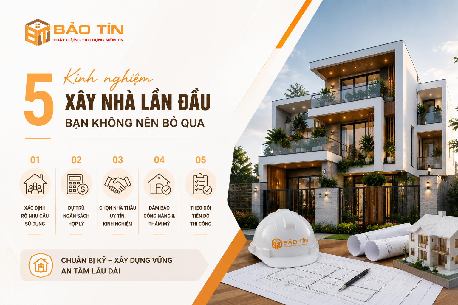 Kinh nghiệm xây nhà tiết kiệm chi phí