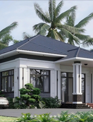 NHÀ CẤP 4 MÁI NHẬT 10M X 13M - 07
