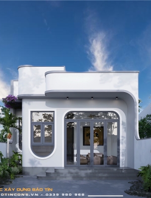 MẪU 03: NHÀ CẤP 4 HIỆN ĐẠI (DT: 4M x 11.5m)