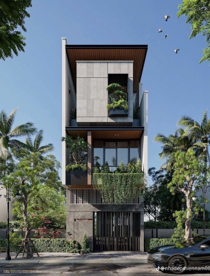 MẪU 03: NHÀ PHỐ 3 TẦNG (DT: 5M x 18M)