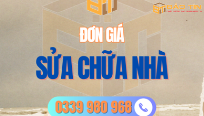 BÁO GIÁ SỬA CHỮA NHÀ