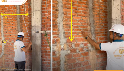 Gạch đinh thi công phần thô mà chủ nhà cần chú ý khi xây nhà